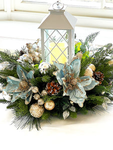 Enchanting LED Candle Lantern Centerpiece 22" X 16" H   With 12" Lantern