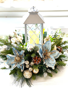 Enchanting LED Candle Lantern Centerpiece 22" X 16" H   With 12" Lantern