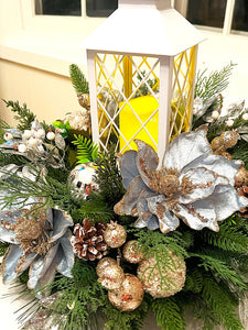 Enchanting LED Candle Lantern Centerpiece 22" X 16" H   With 12" Lantern