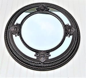 Classy Round Mirror, Wall Mirror, Home Décor, 26" Diameter with 15" Center Mirror