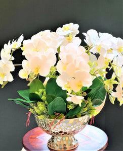 Home Décor, Exotic & Graceful Orchid Centerpiece, 22"H X 24W X8 " Vase