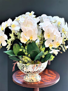 Home Décor, Exotic & Graceful Orchid Centerpiece, 22"H X 24W X8 " Vase