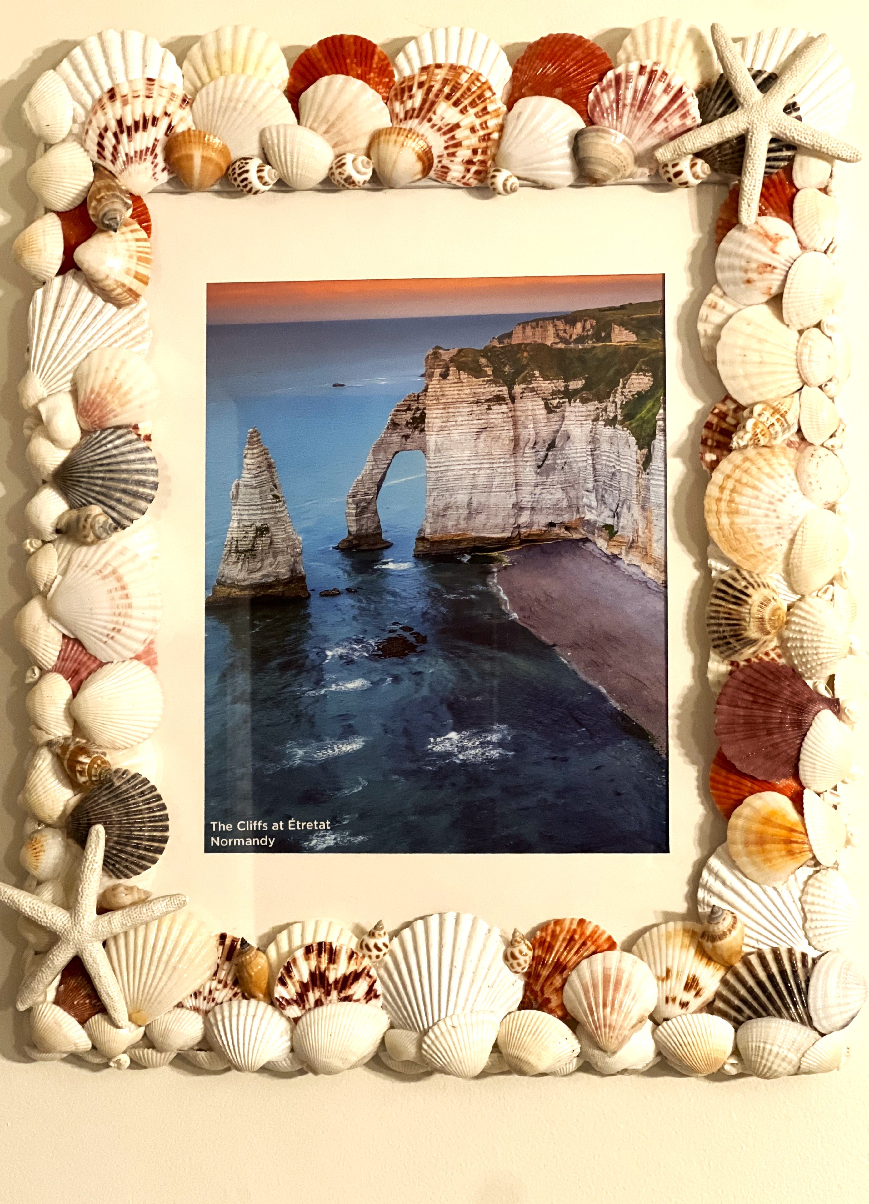 Sea Shell Picture Frame, 18" LX 15"W  (11X14 Frame)