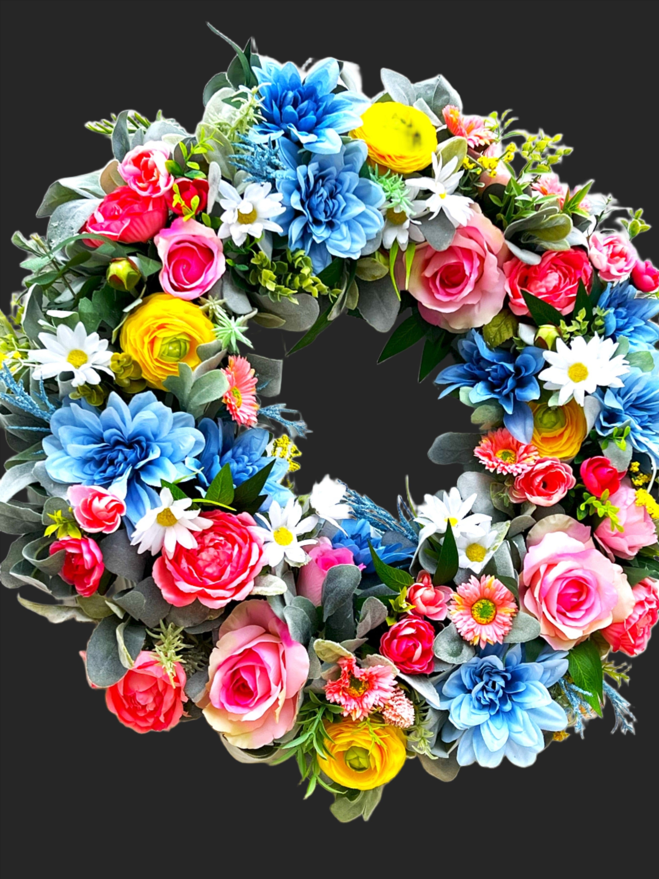 Spring/Summer  Wreath-25 Inches Diameter