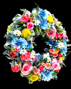 Spring/Summer  Wreath-25 Inches Diameter