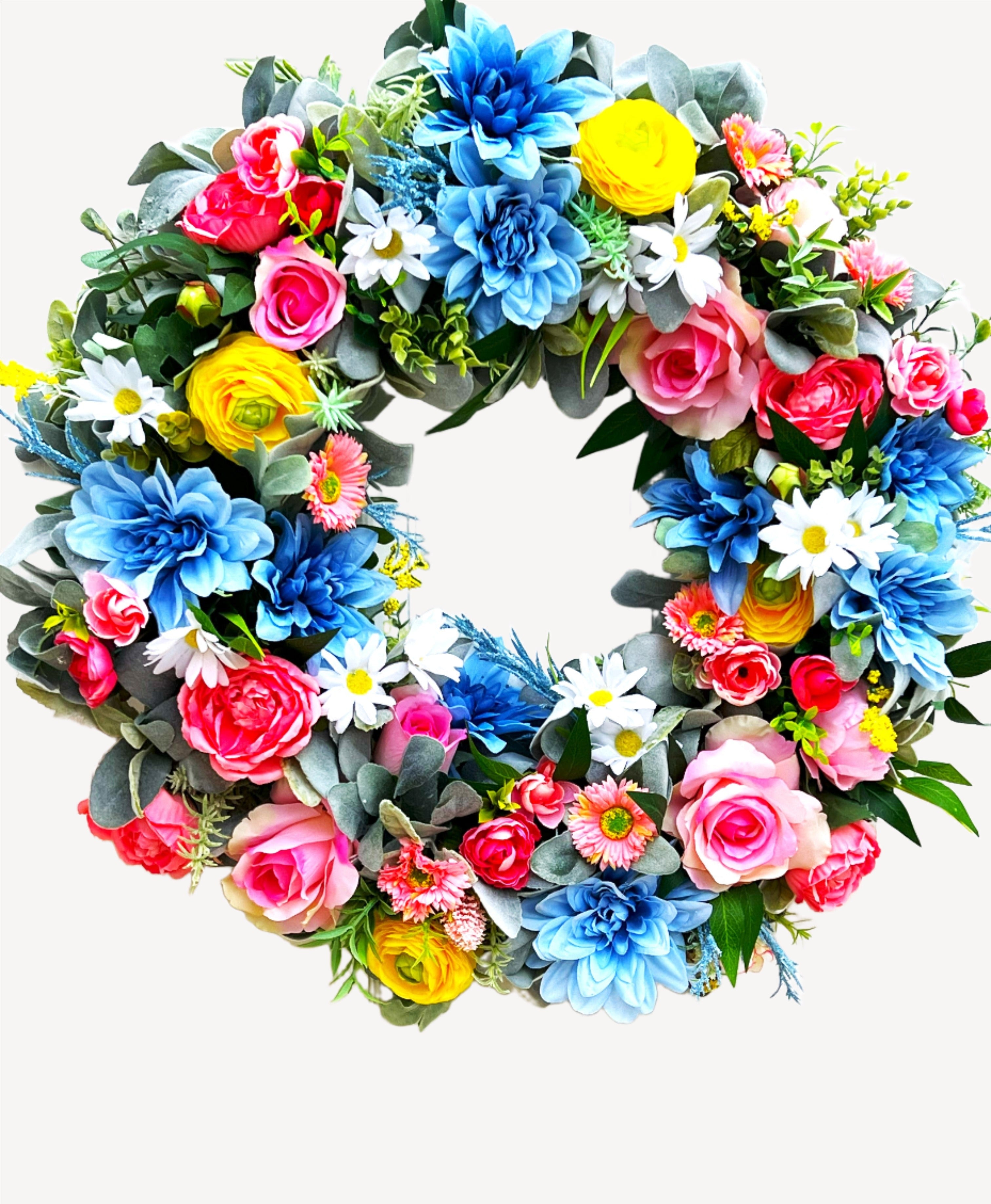 Spring/Summer  Wreath-25 Inches Diameter