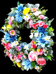 Spring/Summer  Wreath-25 Inches Diameter