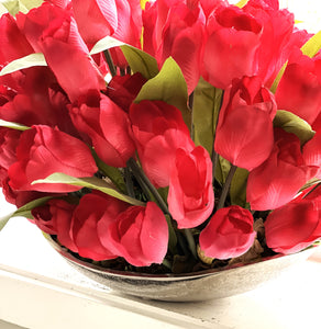 Tulip Centerpiece, Home decor, 24"L X 13"H X 16"W