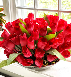 Tulip Centerpiece, Home decor, 24"L X 13"H X 16"W