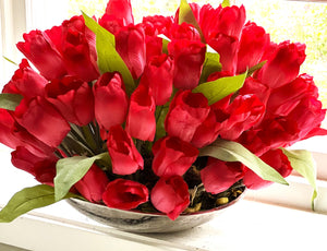 Tulip Centerpiece, Home decor, 24"L X 13"H X 16"W
