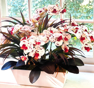 Nature's Gift, Exotic Colorful Orchid- 24"L X 24" W X 22" H