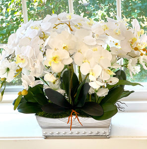 Large Orchid Centerpiece, 21" LX 30" W
