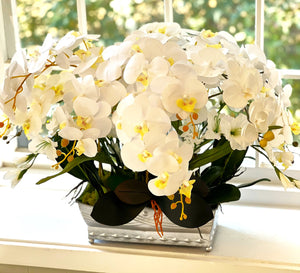 Large Orchid Centerpiece, 21" LX 30" W