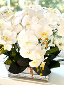 Large Orchid Centerpiece, 21" LX 30" W