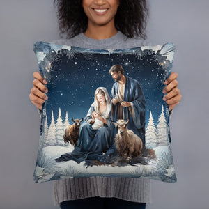 Basic Pillow, Christmas Pillow Decor- Design on Front & Back Pilow