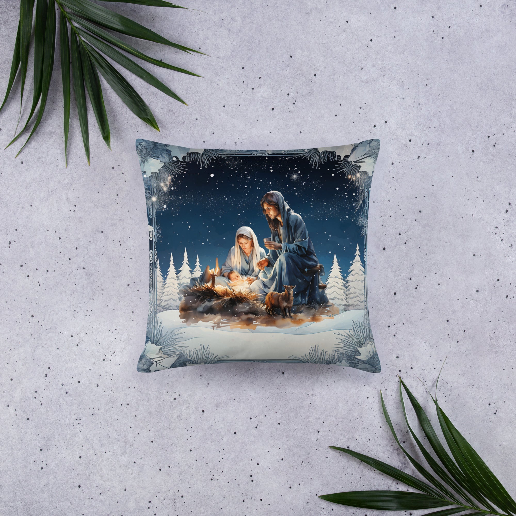 Basic Pillow, Christmas Pillow Decor- 18X18 -  20X12 -22X22