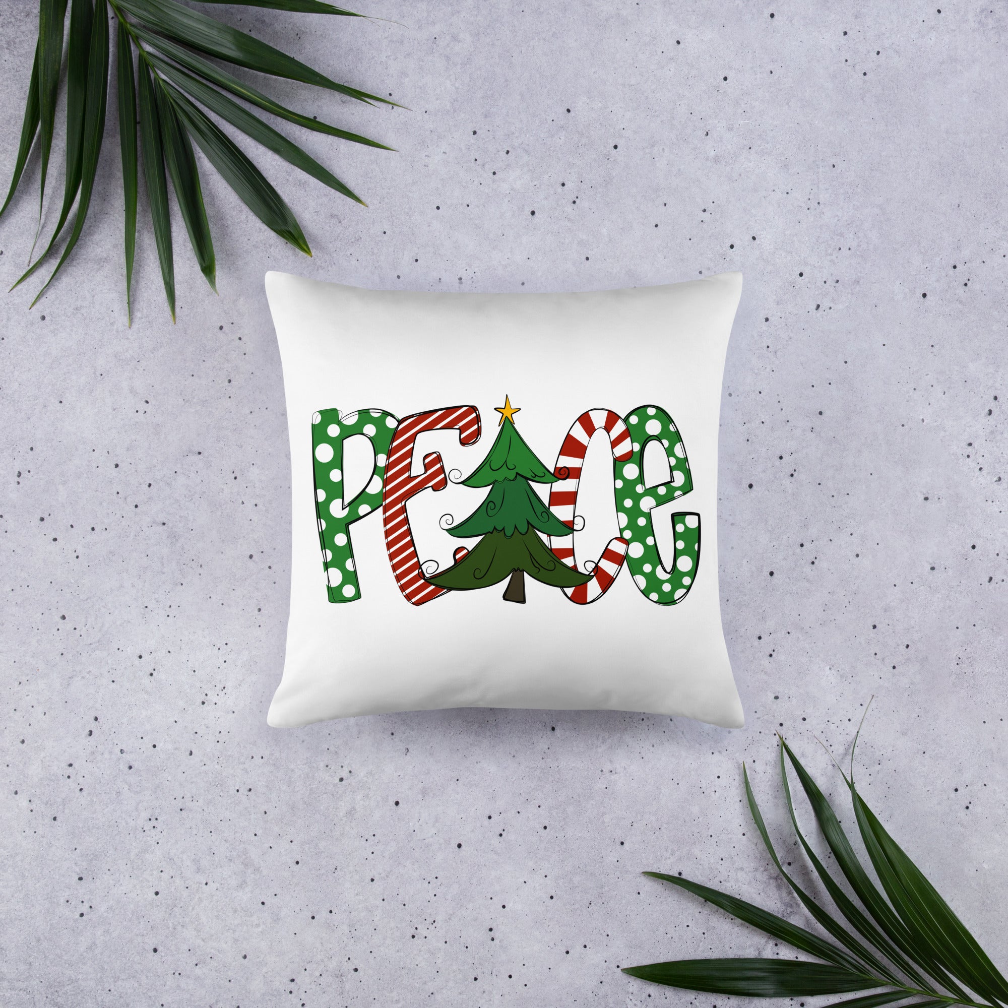 Basic Pillow, Christmas Pillow Decor- 18X18 -  20X12 -22X22