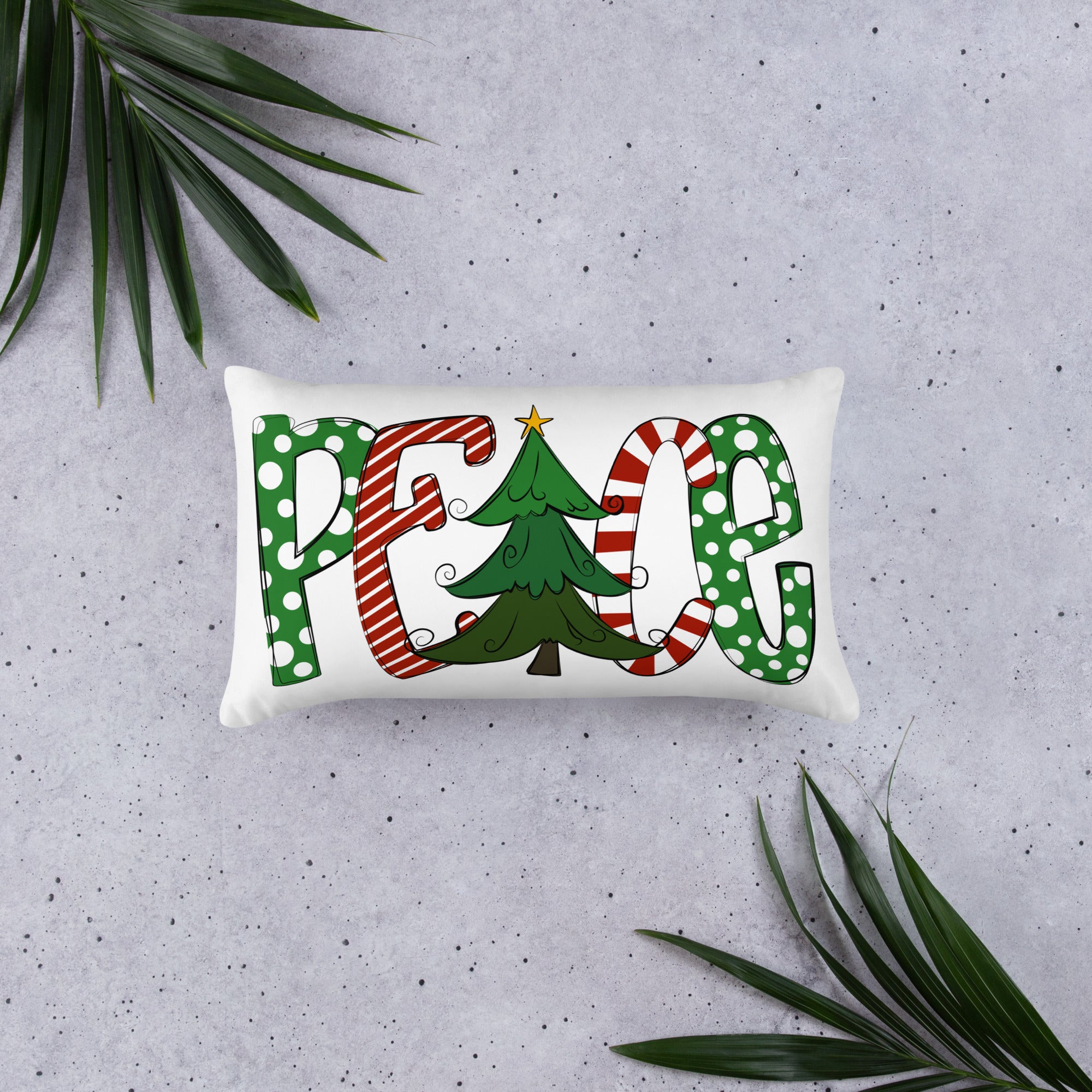Basic Pillow, Christmas Pillow Decor- 18X18 -  20X12 -22X22