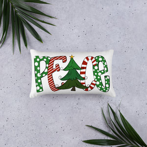Basic Pillow, Christmas Pillow Decor- 18X18 -  20X12 -22X22