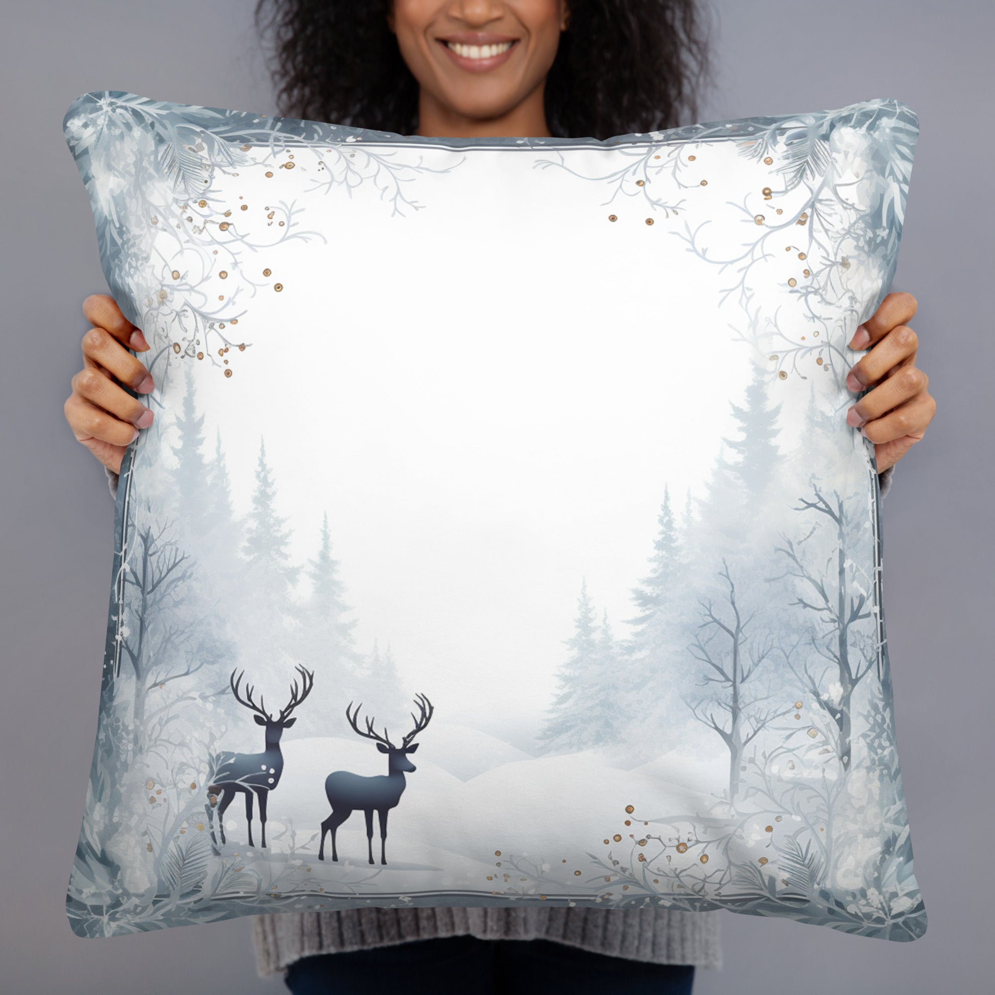 Basic Pillow, Christmas Pillow Decor- Design on Front & Back Pilow