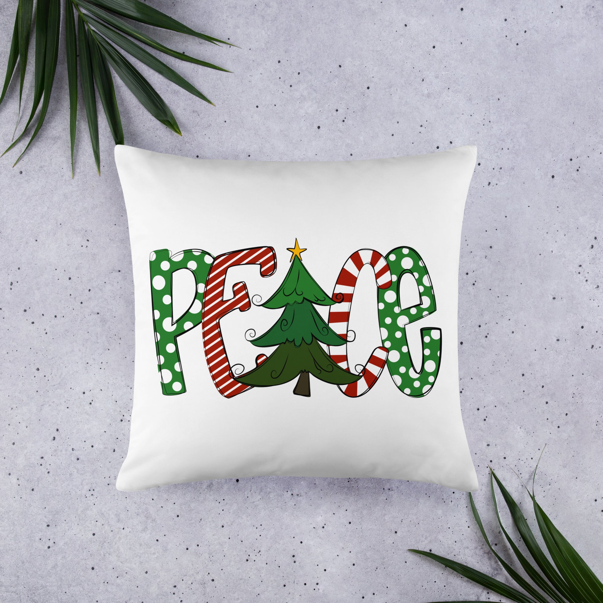 Basic Pillow, Christmas Pillow Decor- 18X18 -  20X12 -22X22