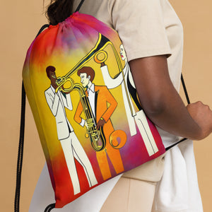 Drawstring bag, Back to School, Gift, Music Bag