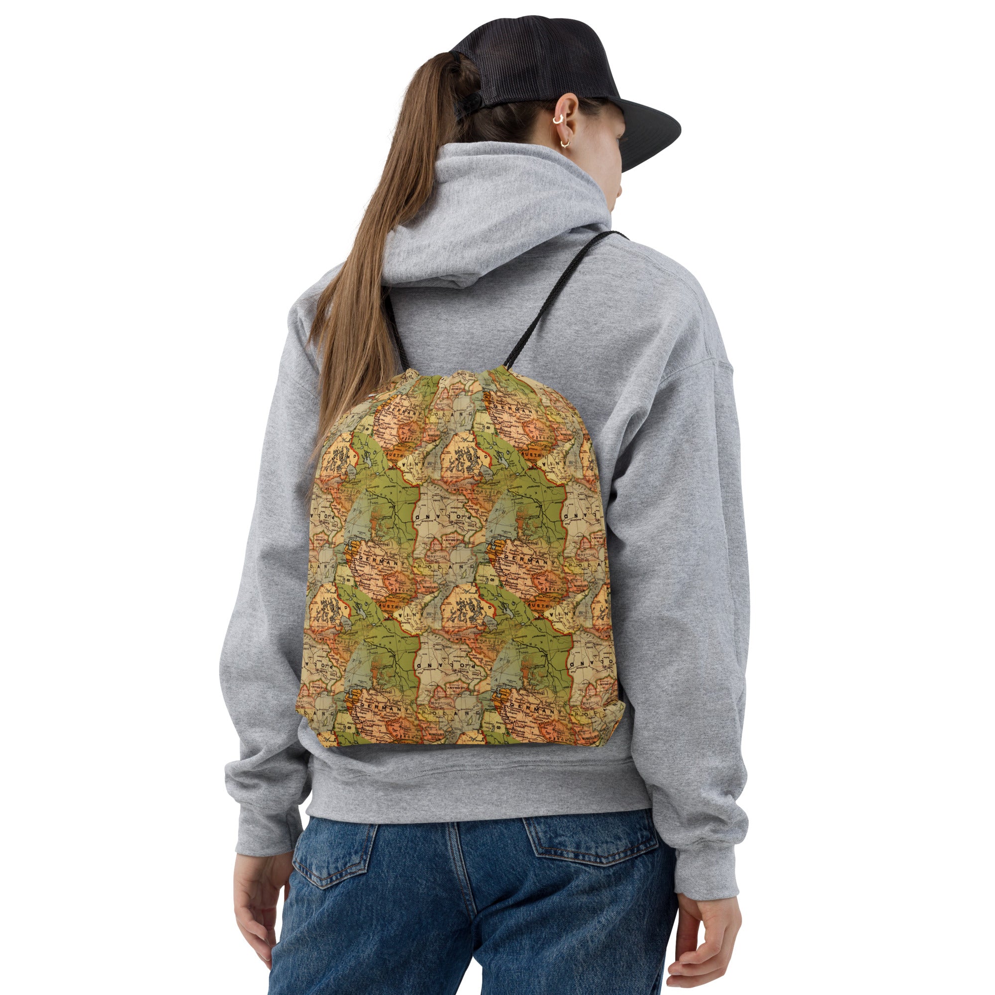 Drawstring bag, Drawstring closure bag, backpack,