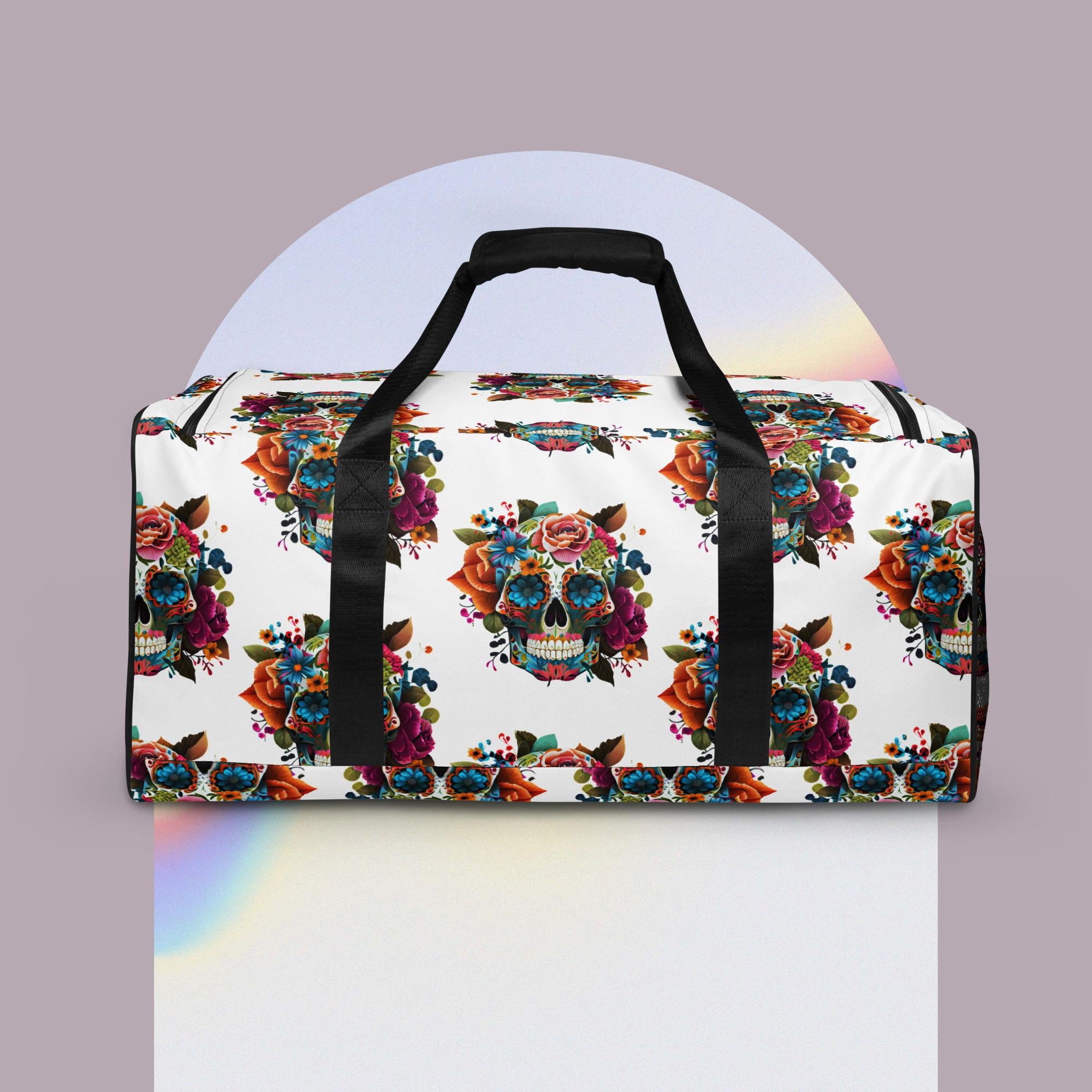 Duffle bag, Skeleton,, travel bag, weekend duffel bag, student, gift