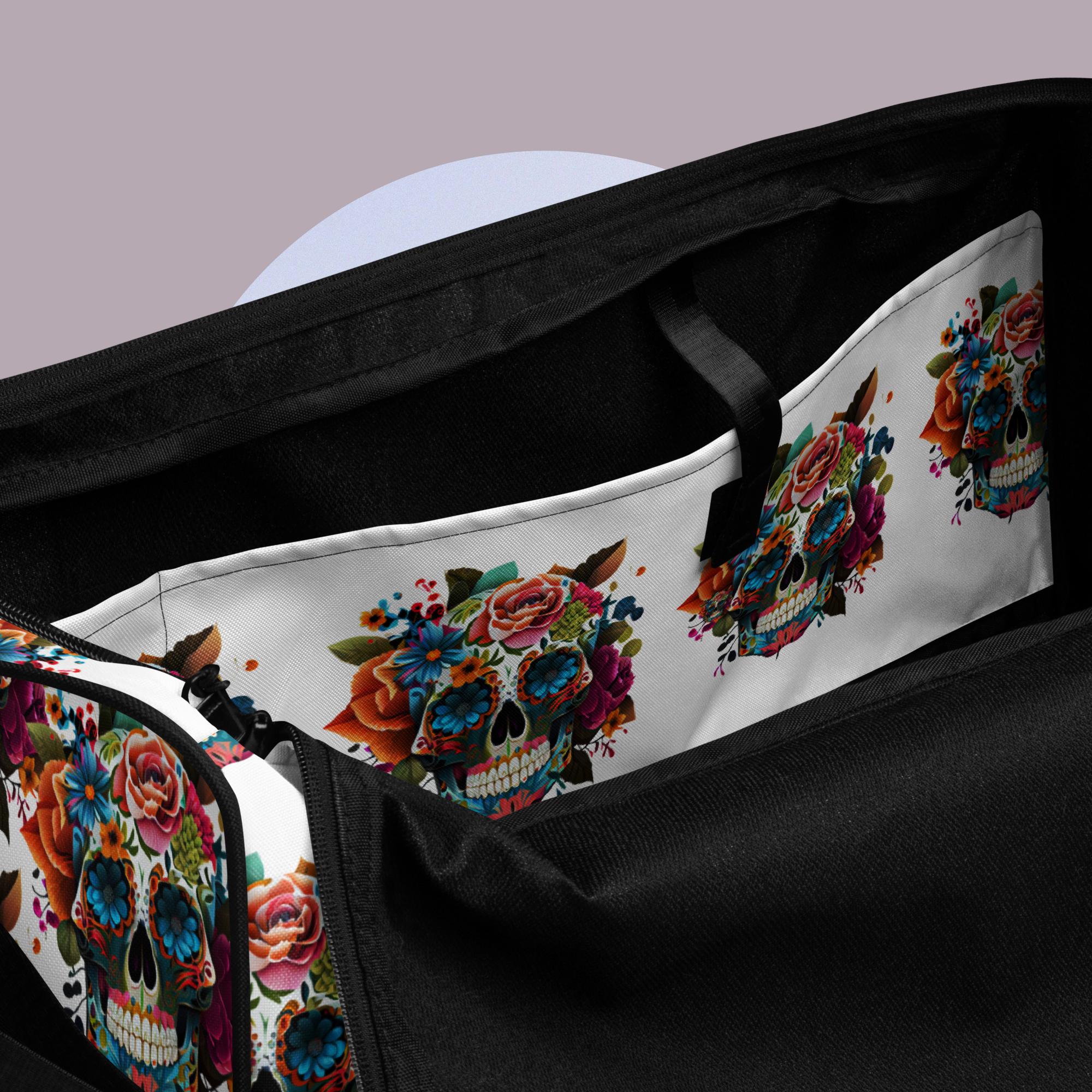 Duffle bag, Skeleton,, travel bag, weekend duffel bag, student, gift