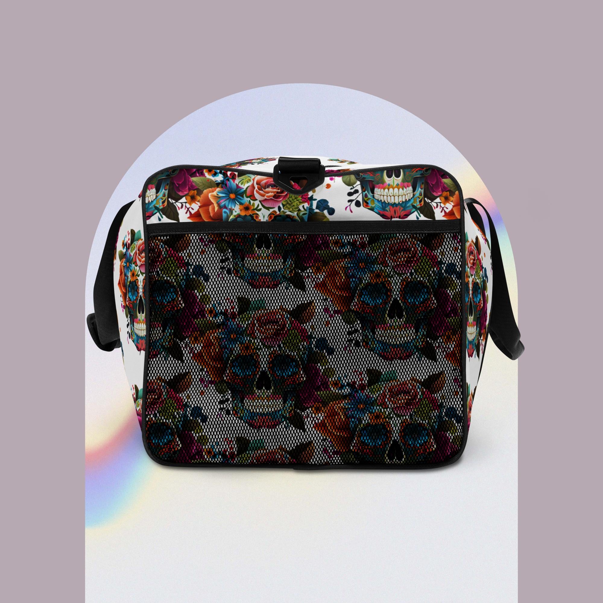 Duffle bag, Skeleton,, travel bag, weekend duffel bag, student, gift
