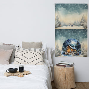 Flag- Holiday Decor,  Christmas Gift, Dorm Decor 34 1/2 X 56 Inches