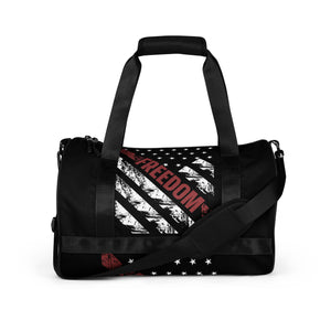 All-over print gym bag, weekend bag,