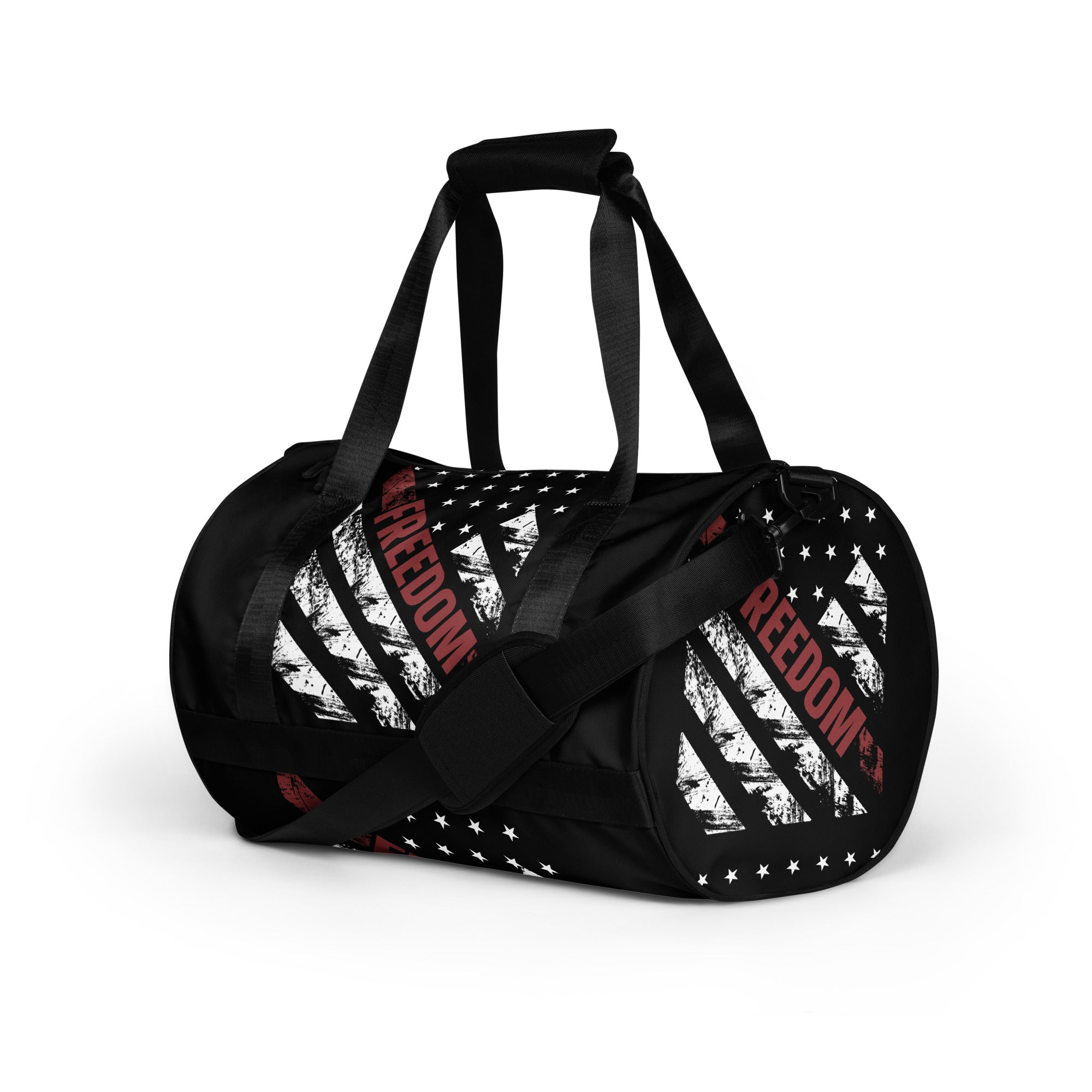 All-over print gym bag, weekend bag,