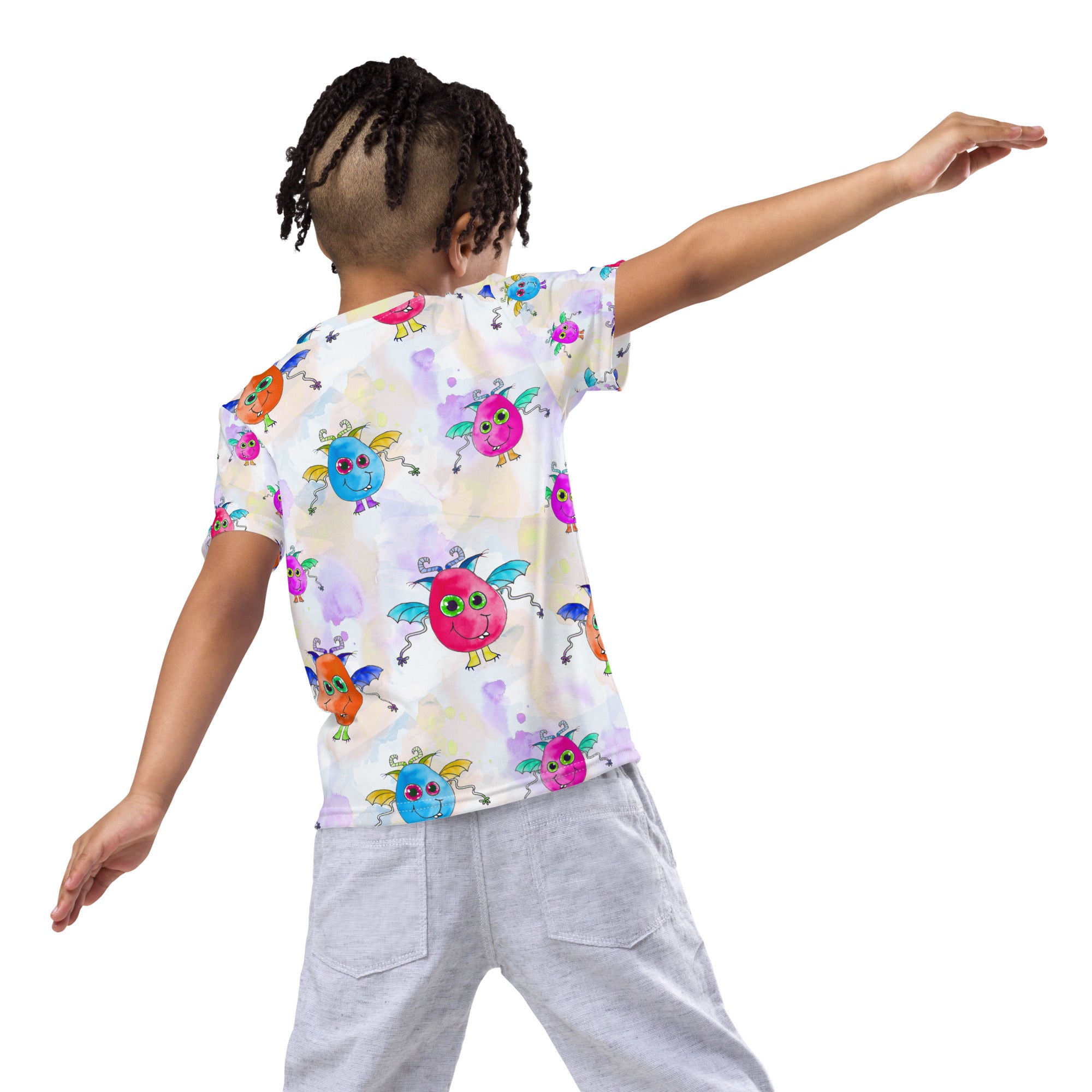 Youth-Kids crew neck t-shirt, Kids crew neck t-shirt, colorful design, comfortable t shirt