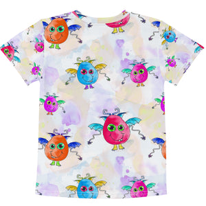 Youth-Kids crew neck t-shirt, Kids crew neck t-shirt, colorful design, comfortable t shirt
