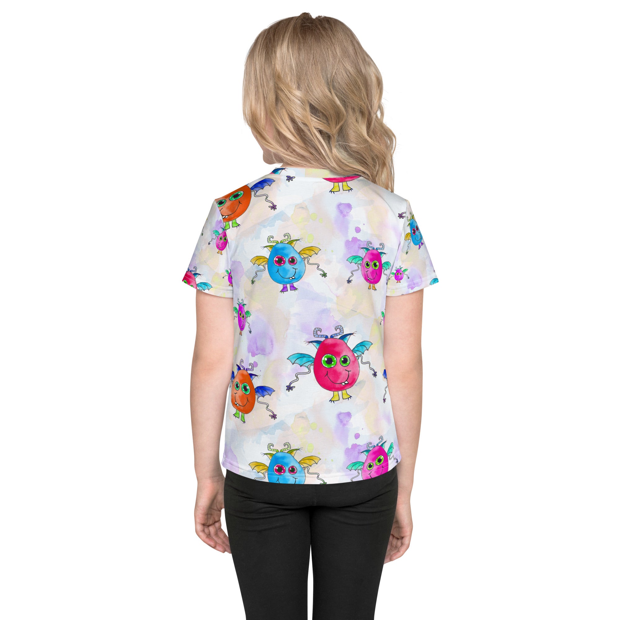 Youth-Kids crew neck t-shirt, Kids crew neck t-shirt, colorful design, comfortable t shirt