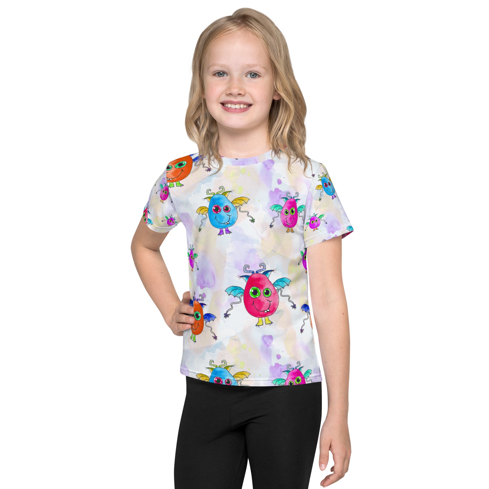 Youth-Kids crew neck t-shirt, Kids crew neck t-shirt, colorful design, comfortable t shirt