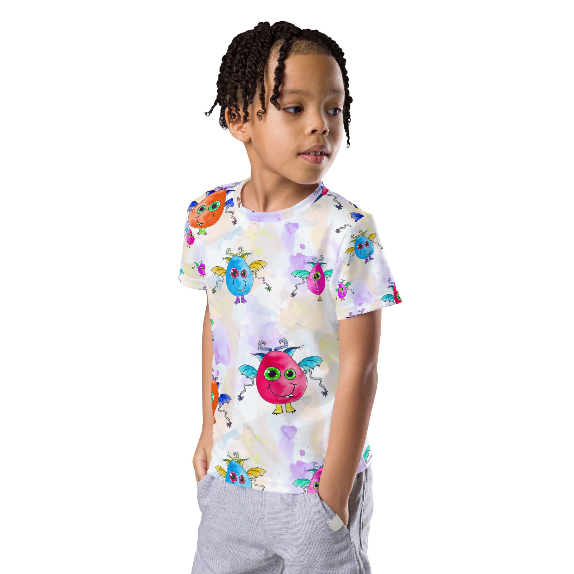 Youth-Kids crew neck t-shirt, Kids crew neck t-shirt, colorful design, comfortable t shirt