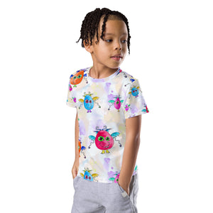 Youth-Kids crew neck t-shirt, Kids crew neck t-shirt, colorful design, comfortable t shirt