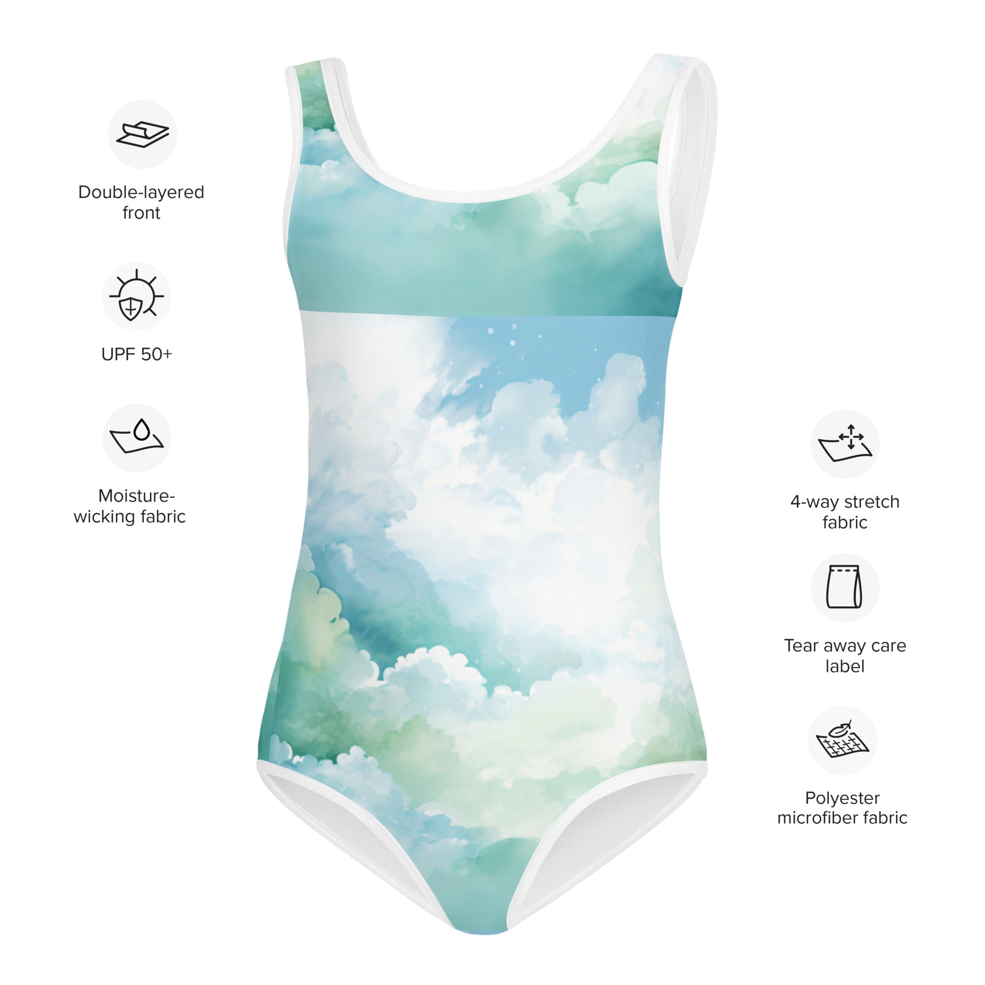 All-Over Print Kids Swimsuit- Kids And Todler's Bathing Suit