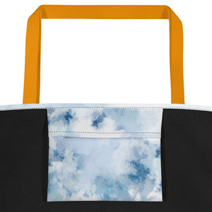 Tote bag, Traveling, weekend, shopping. School, office, gift All-Over Print Large Tote Bag