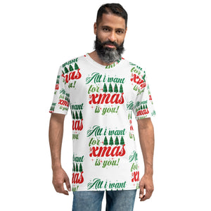 Men's t-shirt, All I Want for Xmas T Shirt, Men's Gift