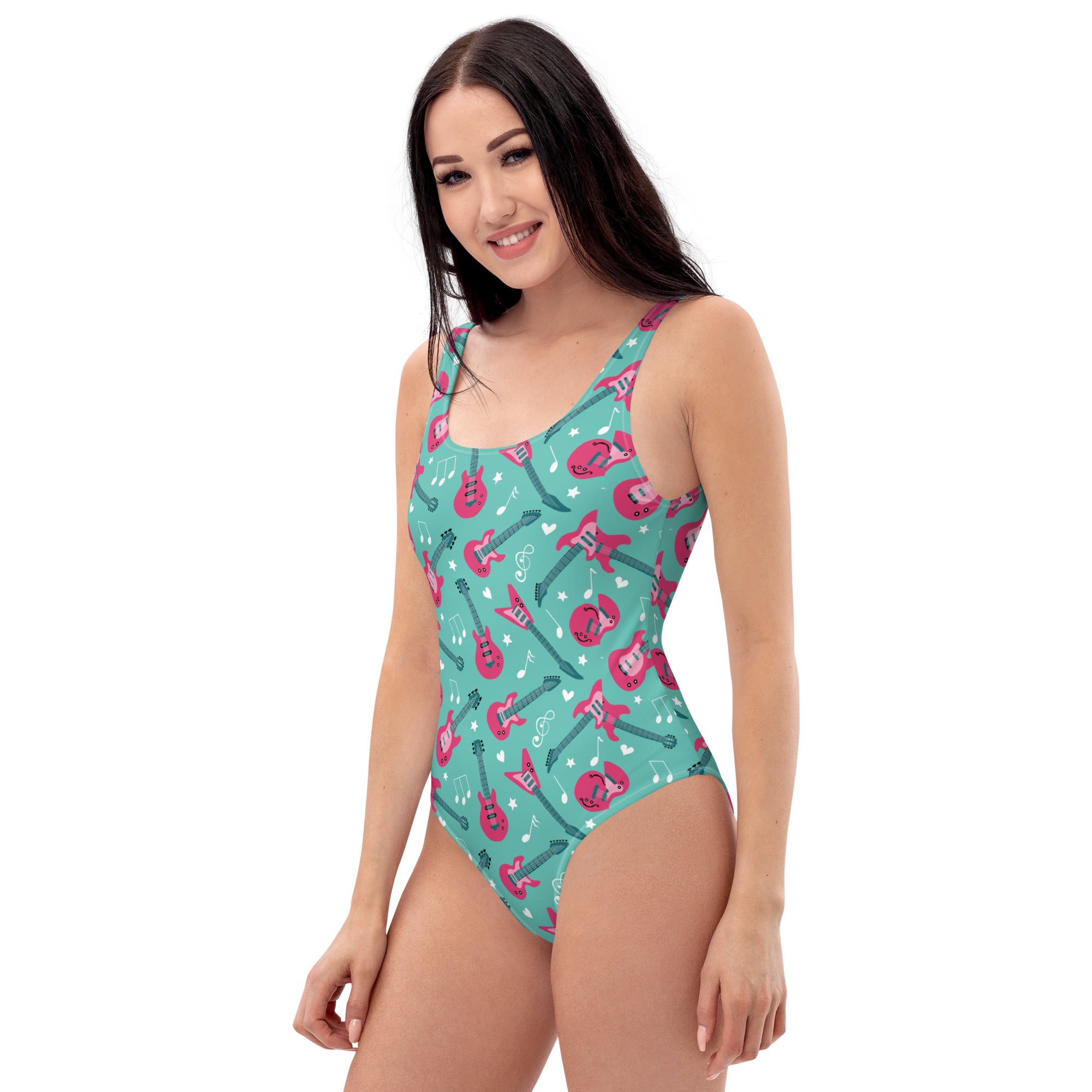 One-Piece Swimsuit, Beach Wear, Musical Bathing Suite, Travel, Gift