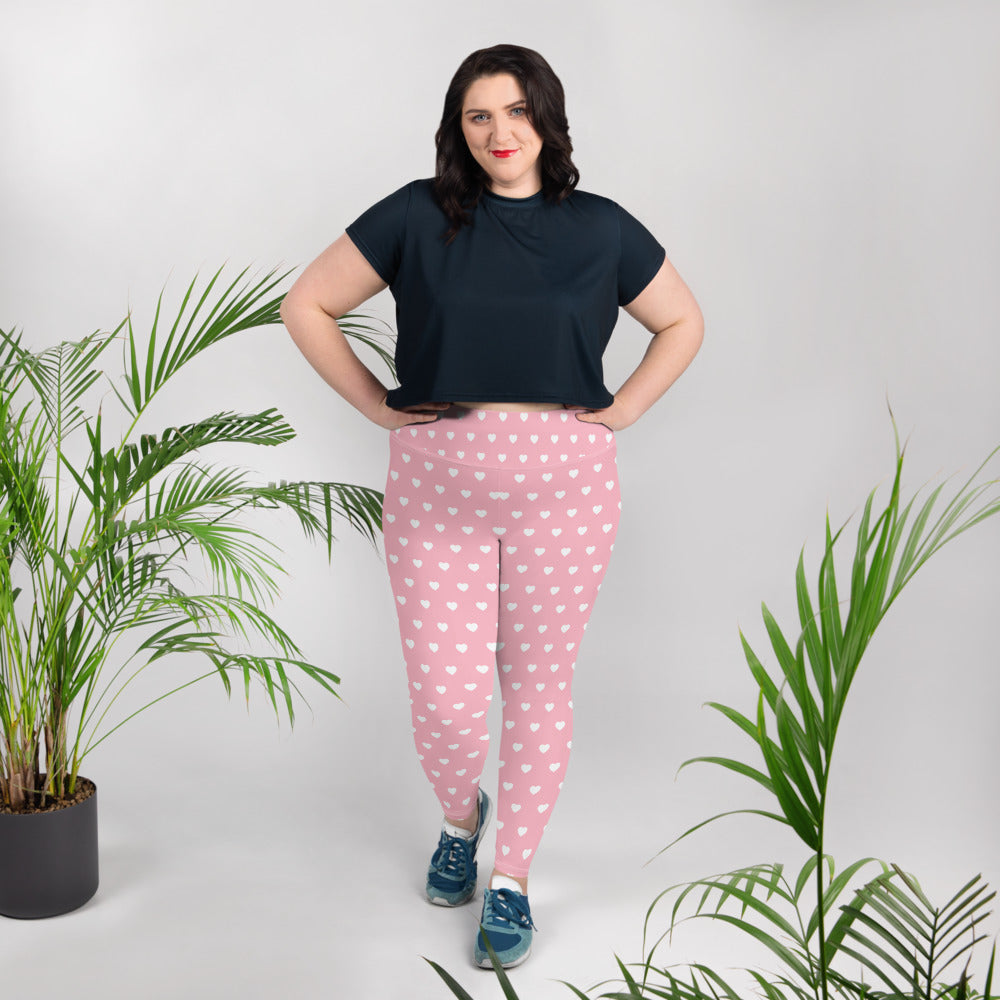 YOGA,Women's Leggings, All-Over Print, Plus Size Leggings,  Customized Leggings