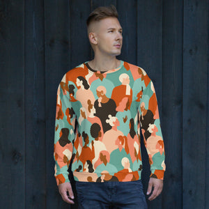 Unisex Sweatshirt, Multicolor, Everyday, Modern Sweatshirt