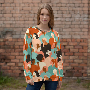 Unisex Sweatshirt, Multicolor, Everyday, Modern Sweatshirt