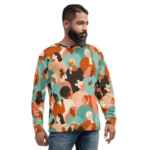 Unisex Sweatshirt, Multicolor, Everyday, Modern Sweatshirt
