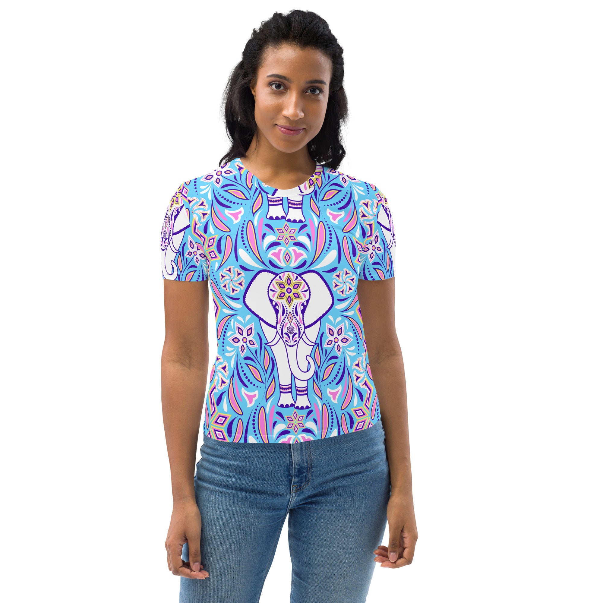 T Shirt, Women's T-shirt. Elephant, Back to School,