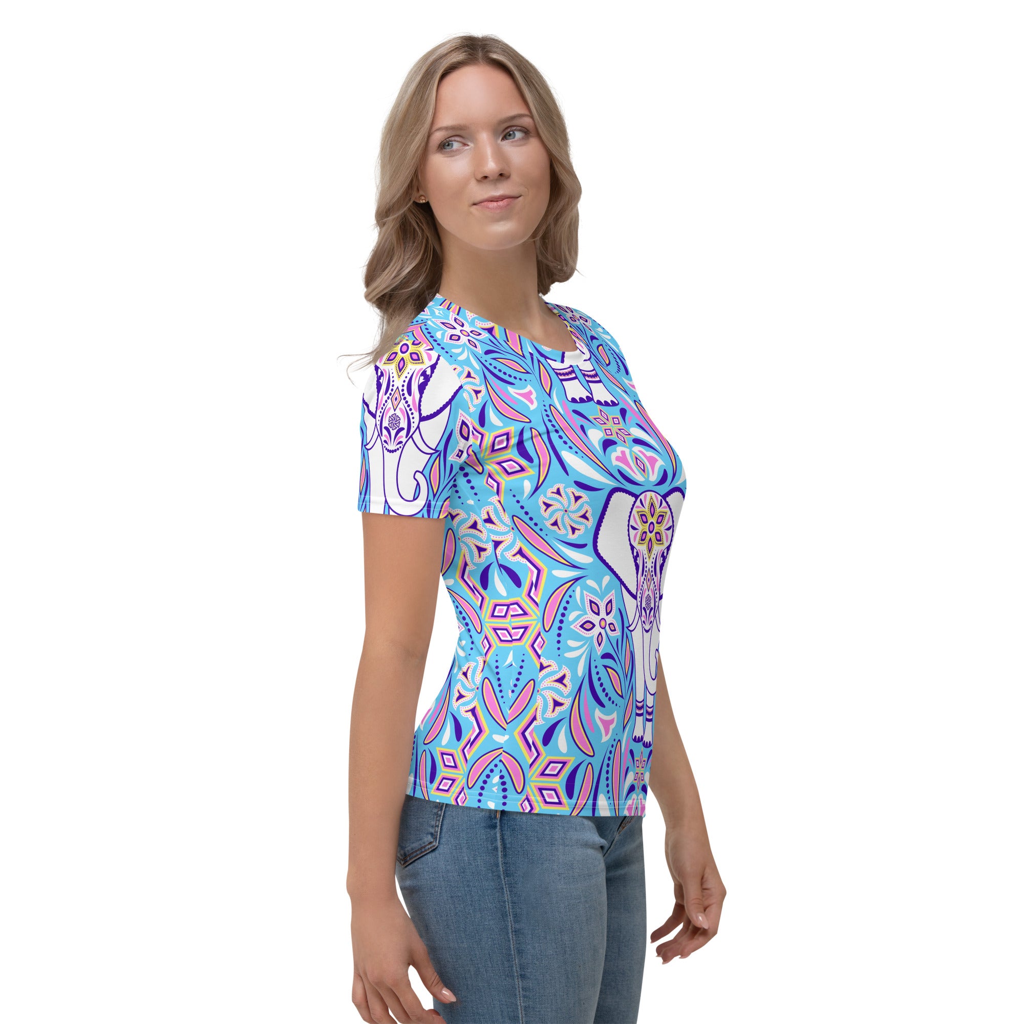 T Shirt, Women's T-shirt. Elephant, Back to School,