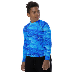 Youth Rash Guard shirt.  swim wear, beach wear, bathing suit